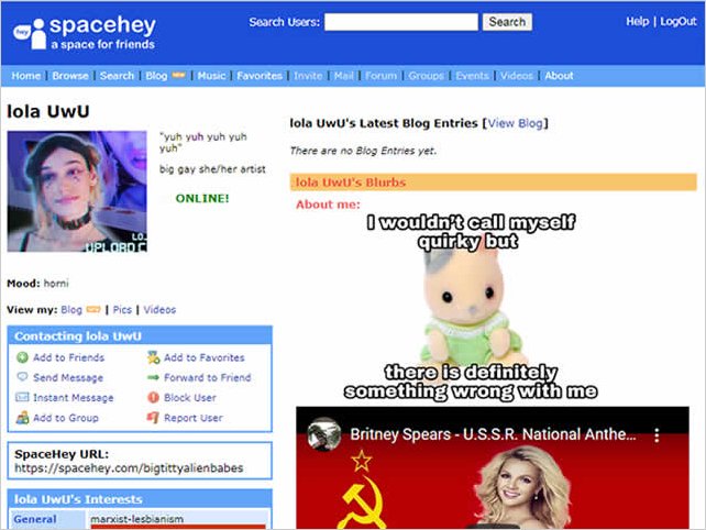 Estudiante crea SpaceHey, red social inspirada en MySpace