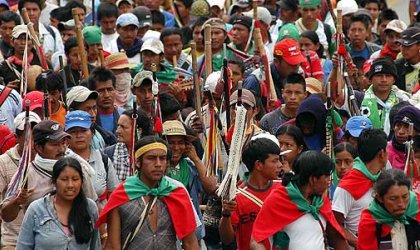La marcha indÃ­gena en Ecuador transcurriÃ³ tranquila en el sur del paÃ­s