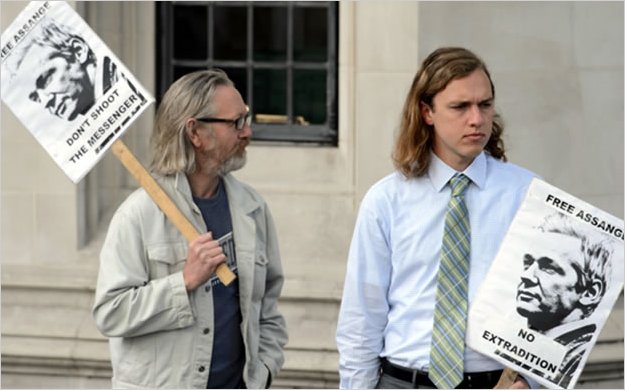 Manifestaciones en todo el mundo en apoyo a Assange
