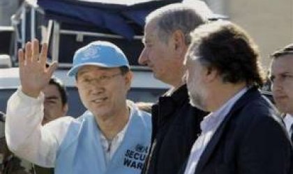 Secretario de la ONU visita zona afectada por terremoto en Chile