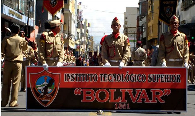 Gran desfile del Colegio BolÃ­var por la celebraciÃ³n de su 150 aniversario de creaciÃ³n