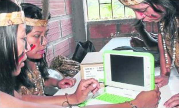 Internet permite educaciÃ³n a distancia en la selva tropical