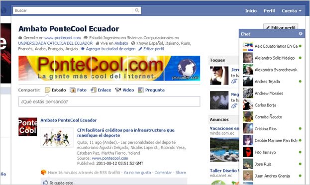 Facebook introduce nuevos cambios en su chat