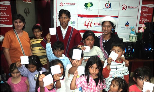 La Cooperativa de Ahorro y CrÃ©dito Chibuleo celebrÃ³ el âDÃ­a Universal del NiÃ±oâ