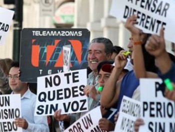 Dura controversia por la suspensiÃ³n de Teleamazonas