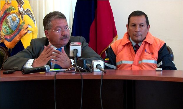 COE Nacional se reuniÃ³ hoy en Penipe para evaluar la situaciÃ³n eruptiva del volcÃ¡n Tungurahua