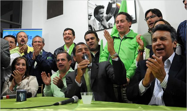 Correa recibe el respaldo popular de los ecuatorianos para impulsar su proyecto polÃ­tico