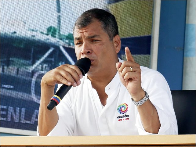 Presidente Rafael Correa pide se averigÃ¼e impuesto a la renta pagado por Nebot y Lasso