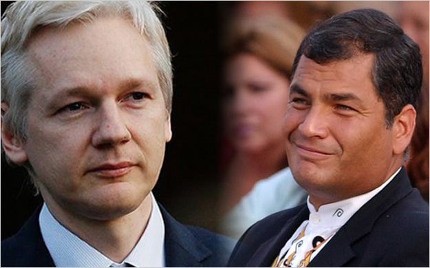 Assange y Correa, la esperada entrevista en Actualidad RT de Rusia