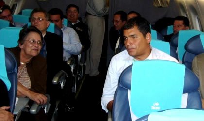 Presidente ecuatoriano llevarÃ¡ a HaitÃ­ mÃ©dicos y ayuda humanitaria