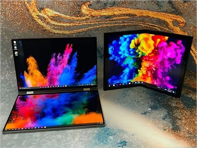 Dell presenta 2 prototipos con pantallas plegables en el CES 2020