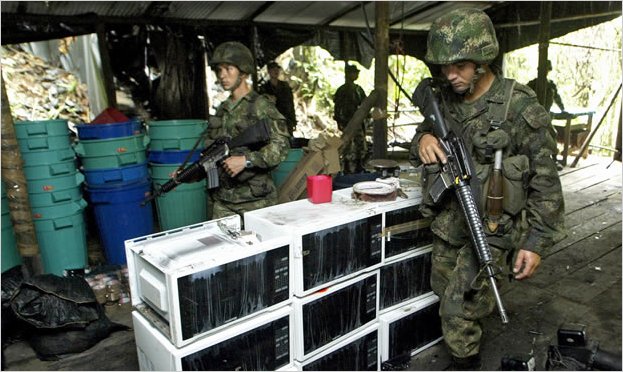 Laboratorio hallado en Ecuador podÃ­a procesar dos toneladas de droga al mes