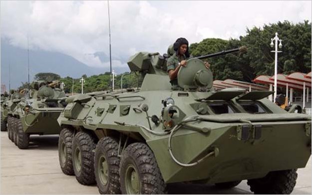 Fuerzas Armadas venezolanas despliegan sus efectivos