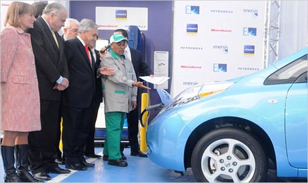 Primera estaciÃ³n de carga para autos elÃ©ctricos de la regiÃ³n estÃ¡ en Chile