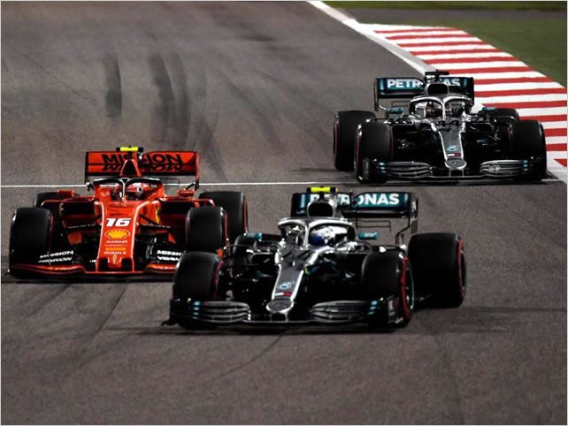 Lewis Hamilton firma su primera victoria de la temporada 2019 en Sahkir