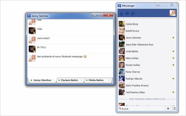 El Messenger de Facebook llegÃ³ a Windows
