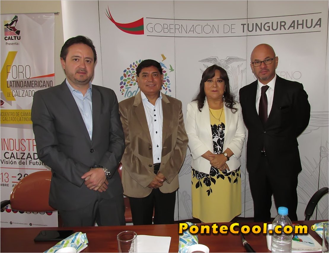 Se desarrollo la rueda de prensa sobre el X Foro Latinoamericano del Calzado en Ambato