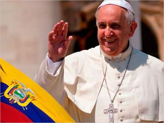Tres dÃ­as estarÃ­a el papa Francisco en Ecuador del 6 al 8 de julio