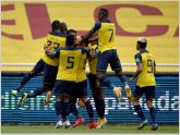 Ecuador a puro gol aplast� 6:1 a Colombia en el estadio Rodrigo Paz en Quito