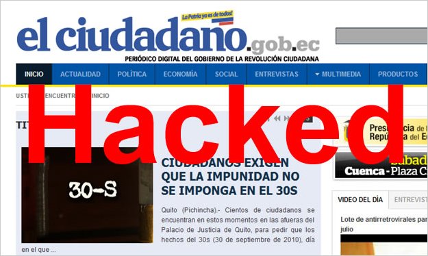 Investigan ciberataque a pÃ¡gina web de Presidencia de Ecuador