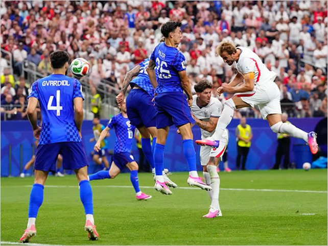 Inglaterra sobrevive a sus propios errores y vence 4-2 a Croacia con un doblete de Kane