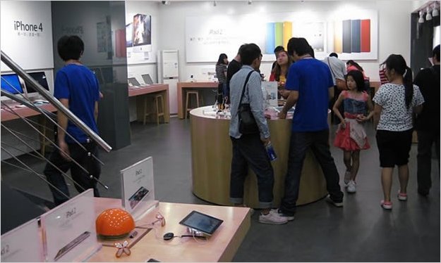 Copiaron una tienda entera de Apple‎ en China