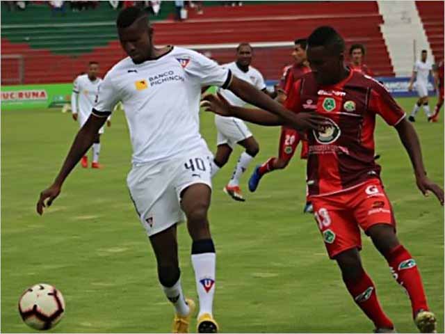 Liga de Quito derrot� 4 - 0 al Mushuc Runa en el Bellavista
