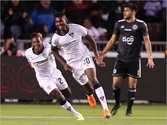 Liga de Quito venci� por 3 a 1 al Olimpia en la Copa Libertadores
