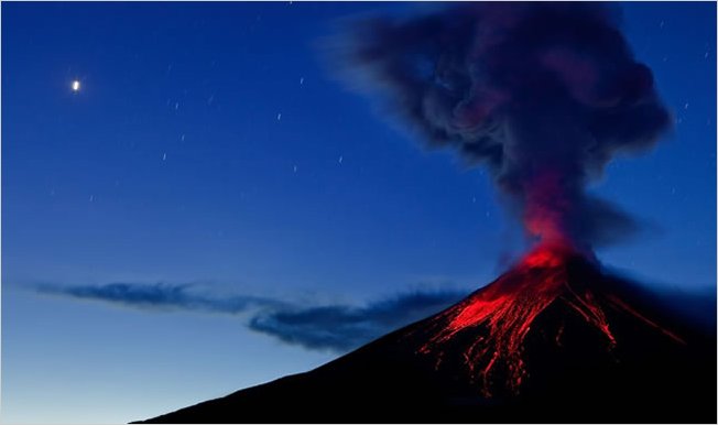 Espectacular fotografÃ­a del Tungurahua entre las mejores de National Geographic