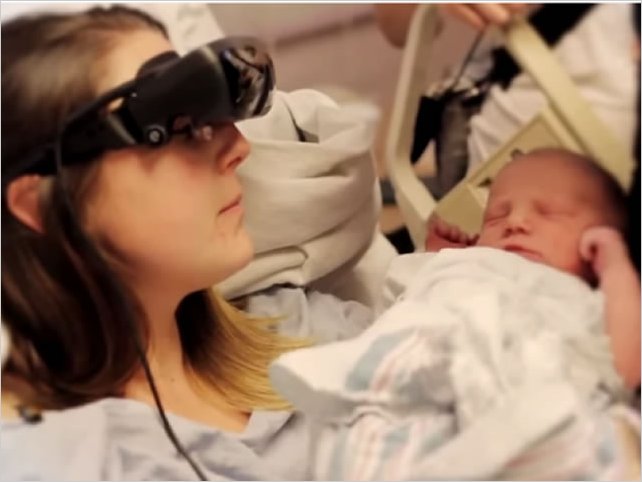 CÃ³mo consiguen las gafas eSight que esta madre vea por primera vez a su hijo reciÃ©n nacido?