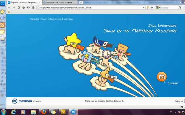Vuela en Internet con el mejor explorador web para Windows Maxthon 3.3