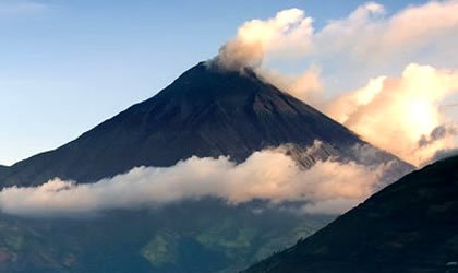 Se frena actividad del volcan Tungurahua