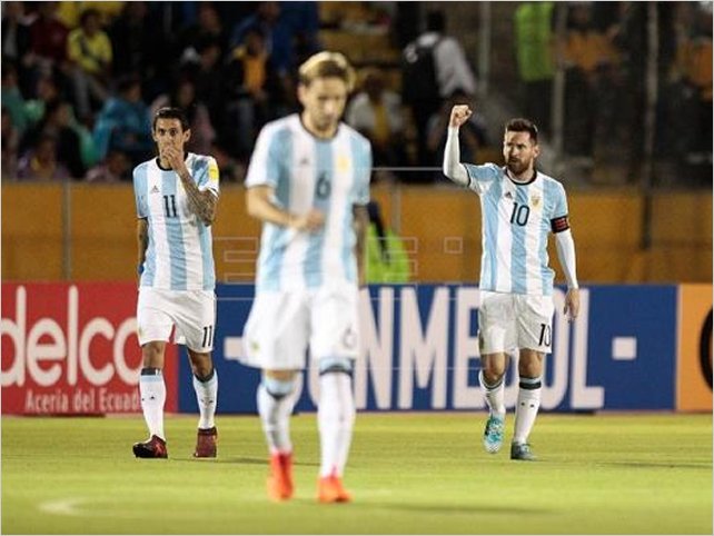 Un recital de Messi en Quito pone a Argentina en el Mundial de Rusia