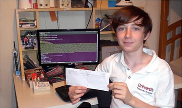 Chico de 12 aÃ±os recibe 3000 dÃ³lares de Mozilla por detectar un error critico