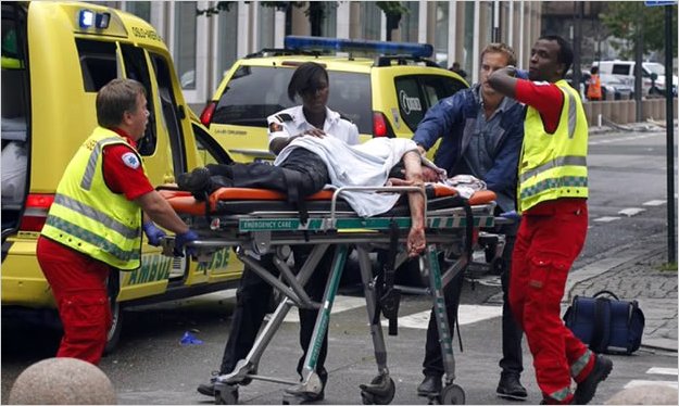 Dos atentados dejan al menos 17 muertos en Oslo