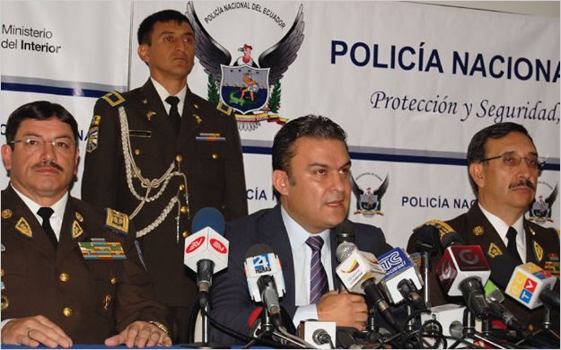 Siete policÃ­as mÃ¡s son dados de baja en Ecuador 