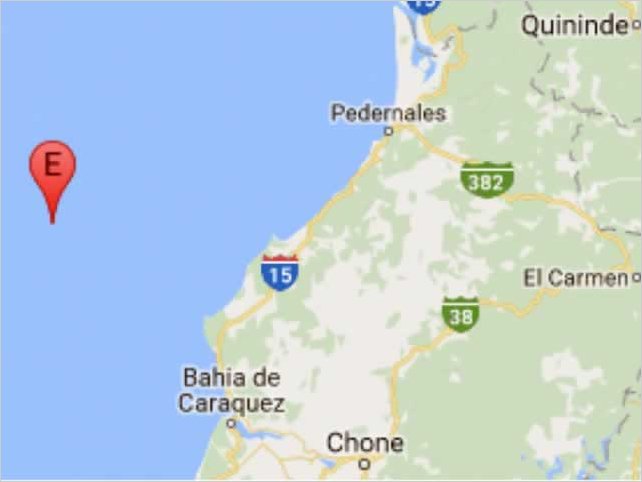 Sismo de 6,3 grados sacude la costa de Ecuador sin dejar daÃ±os