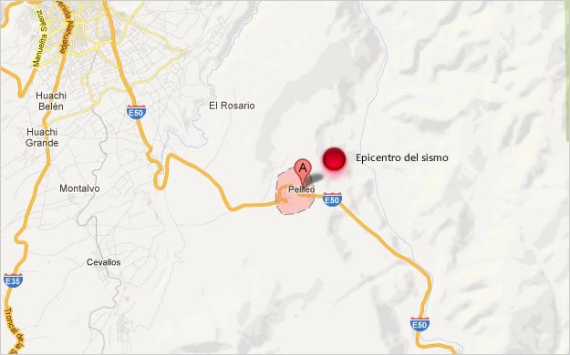 Sismo en la zona central del Ecuador, el epicentro seria la ciudad de Pelileo