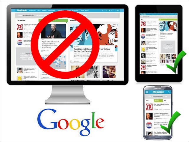 Si tu pagina web no estÃ¡ adaptada al mÃ³vil o tablet, desaparecerÃ¡ de google
