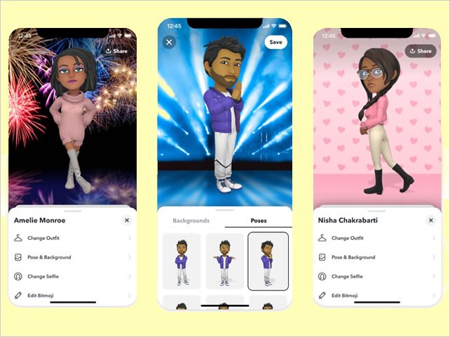 Snapchat estrena Bitmoji 3D: nuevo look, nueva dimensiÃ³n
