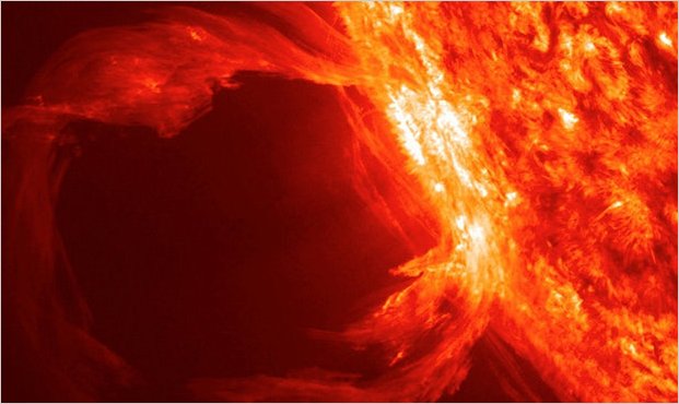 ExplosiÃ³n solar podrÃ­a cortar las comunicaciones