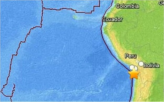 Terremoto de magnitud 8,0 en Chile; hay alerta de tsunami en toda la regiÃ³n