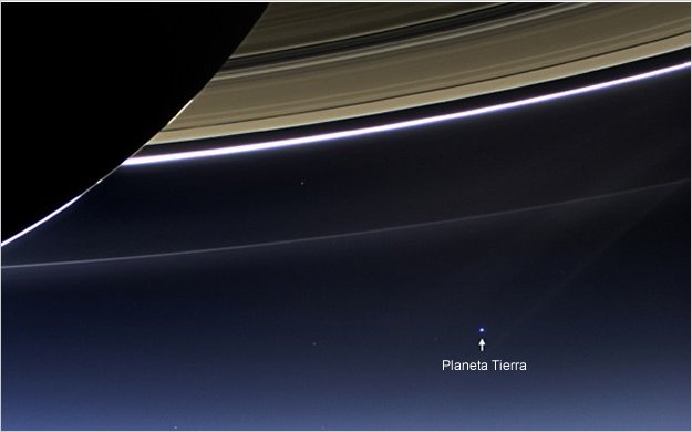 No somos nada: primeras imÃ¡genes de la Tierra desde Saturno y Mercurio