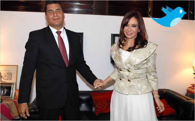 Presidentes de AmÃ©rica Latina felicitaron a Hugo Chavez a travÃ©s de sus cuentas de Twitter