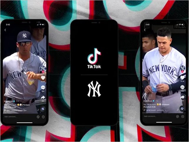 Los Yankees no le paran bola a Trump y firman acuerdo con Tik Tok